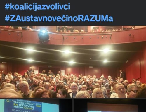 SDS, roke stran od slogana “VSTALA PRIMORSKA – VSTANI SLOVENIJA!”